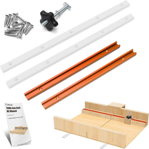Crosscut sled kit for - crosscut, table