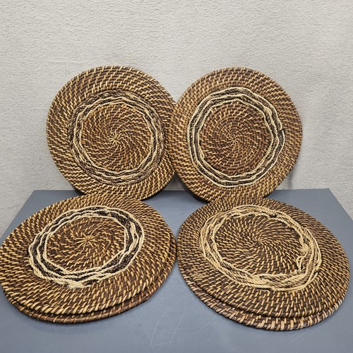 Rattan charger plates woven - charger,