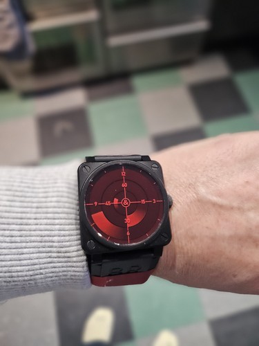 Bell ross red radar br03 - radar, 1