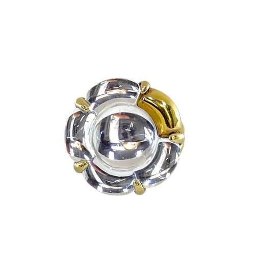 Baccarat flower ring gold - baccarat,