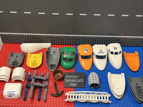 Lego boat hull police - boat,