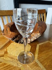 Waterford Crystal Jasper Conran Aura Wine 10 Inch Glass Seahorse Stamp.