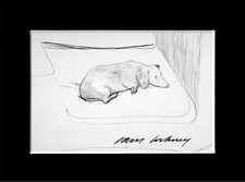 David Hockney Signed postcard
