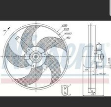 New Fan radiator for 85668