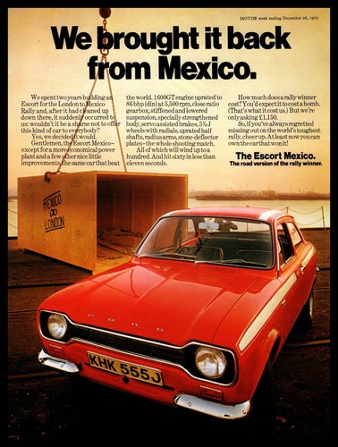 1970 ford escort - 1970,