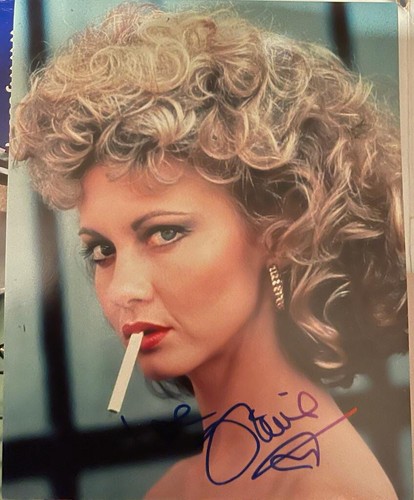 Olivia newton john signed - olivia, newton-john
