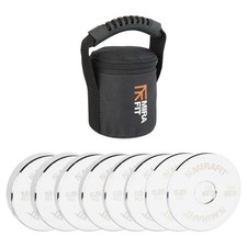 Mirafit Standard 1" Fractional Weight Plates Set 0.25kg 0.5kg 0.75kg 1kg #563
