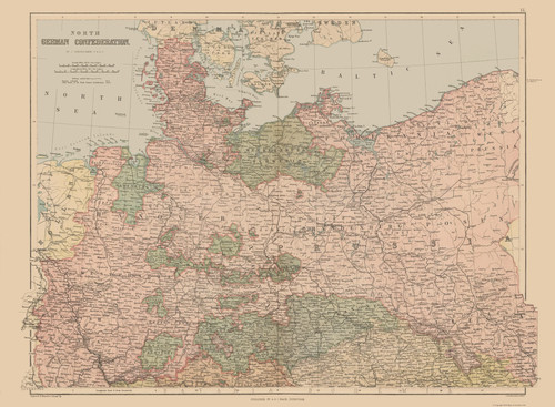 Historic map german north - historic,