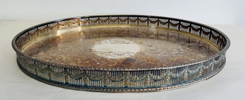 Large vintage silver plated - large,