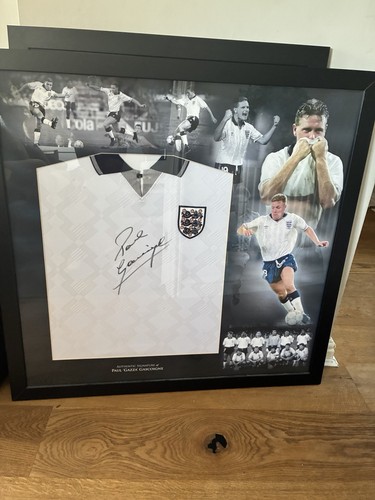 Paul gascoigne signed - signed, england