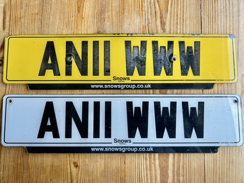 Personalised registration mark - registration,