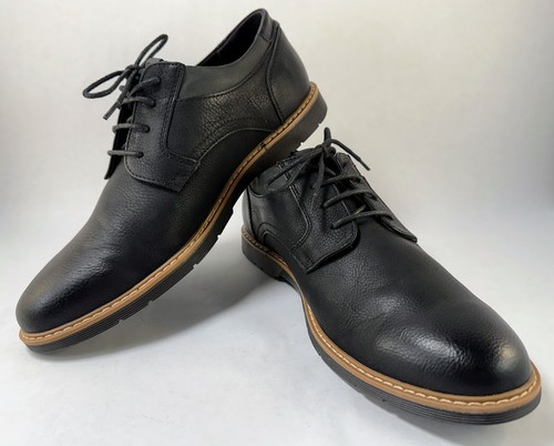 Men black leather derby - men’s,
