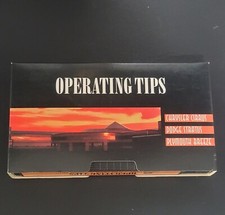 1994 Chrysler Operating Tips
