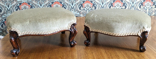 Pair 19th century walnut - of,