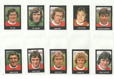 13 x ARSENAL - Transimage Football 79-80 Stickers [Unused]