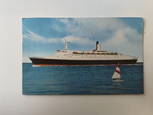 Qe2 ship ocean liner - qe2, postcard