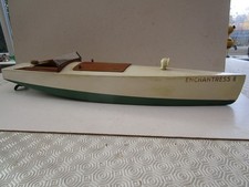Bassett Lowke "Enchantress II" Wooden Electric Model Speed Boat