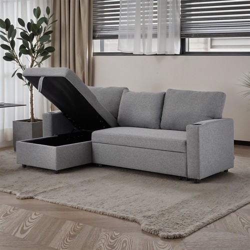Sofa bed pull out - sofa, linen