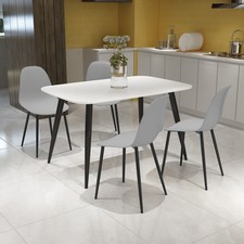 Aspen white rectangular table - white,
