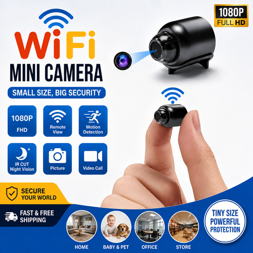 Wireless mini camera 1080p - 1080p, hd