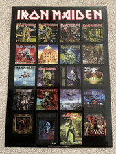 IRON MAIDEN OFFICIAL PROMO STICKER SHEET