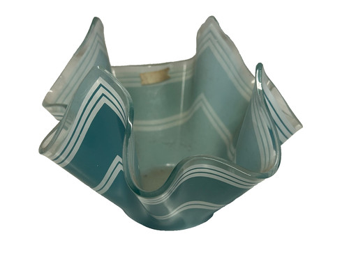 Vintage art glass handkerchief - art,