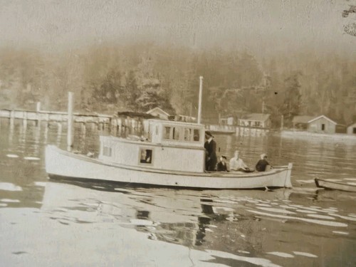 Vintage sepia fishing boat - vintage,