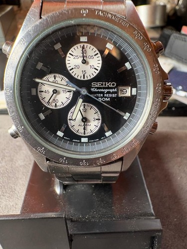 Seiko 7t32 7f80 black - seiko, 7t32-7f80