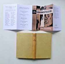 Goldfinger - James Bond - Ian Fleming - Book Club 1st Edition  1959