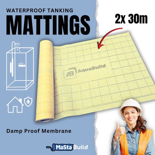 Waterproof tanking matting - waterproof,