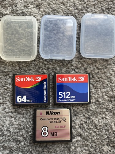 Compact flash memory cards - flash,