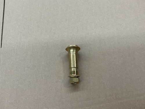 Brass gauge smoke stack - brass, g