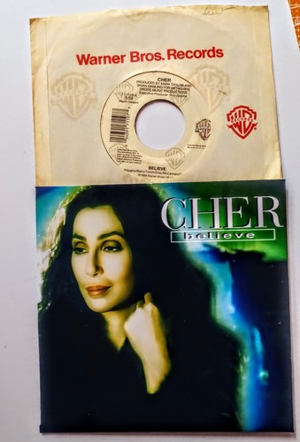 Cher believe vinyl 45 - cher, us