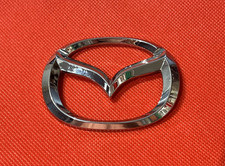 MAZDA - VINTAGE  CAR BADGE / EMBLEM (351731) - 74  X  68 MM