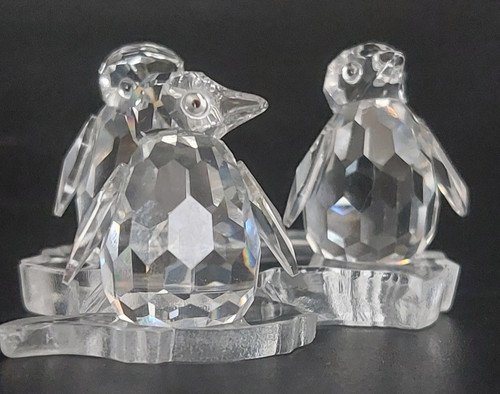 Swarovski penguins baby set - swarovski,