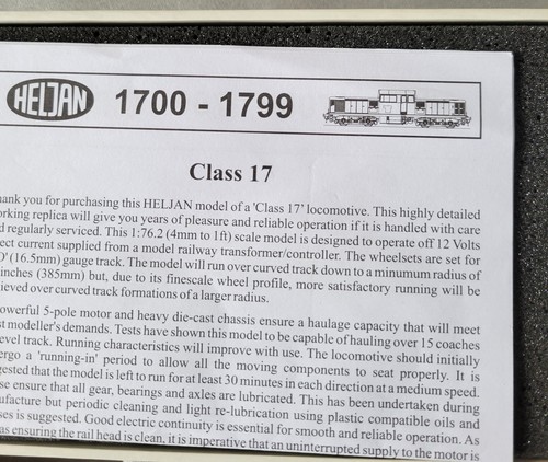 Heljan class gauge mint - heljan,