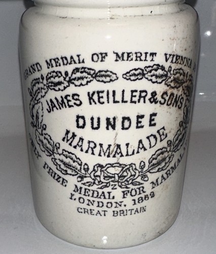 Dundee marmalade jar 1862 - dundee,