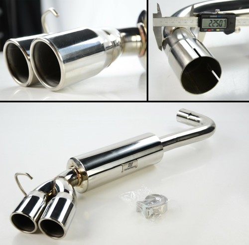 Stainless steel exhaust back - steel,
