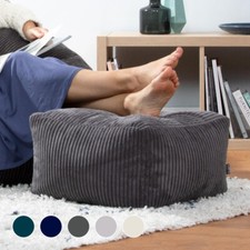 Cord Bean Bag Footstool Square