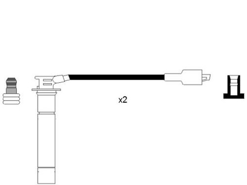 Ignition lead set fits mg - ignition,