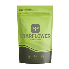 Starflower 1000mg 180 Capsules PA Free Borage High GLA Hormonal Balance 