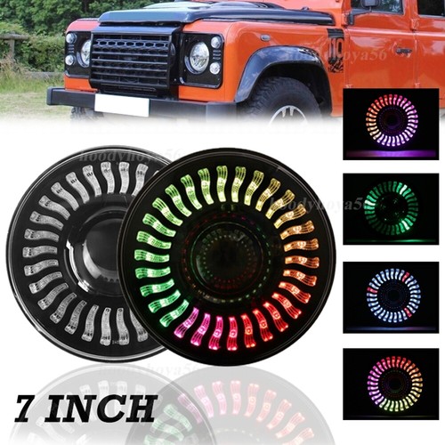 Inch rgb led - headlight, hi/lo