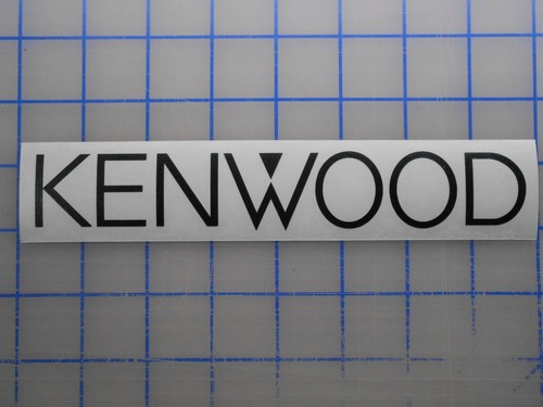 Kenwood decal 7 5 11 - 7.5", 11"