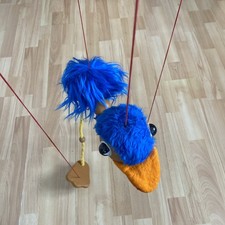 Vintage Pelham Puppet with box, large Rod Hull's Emu