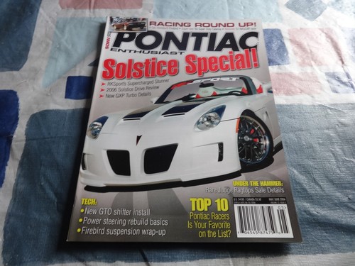 Pontiac enthusiast magazine - enthusiast,