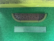 Vintage Britains Lead Floral Garden. 3 X Sections of Border Round Ends.1930s.