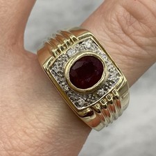 9ct Gold Ring Ruby 1.25ct &