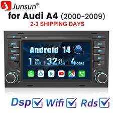 Android 14 Carplay Radio Stereo GPS SatNav BOSE SYSTEM For Audi A4 B6 B7 2000-09