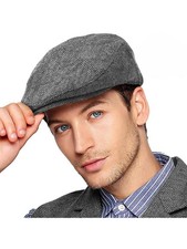 New mens tweed - tweed, flat
