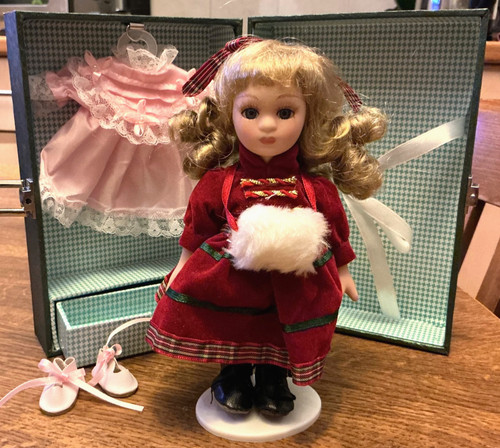 Victorian style china doll - doll, in